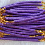 Purple Vinyl Crystal Beads